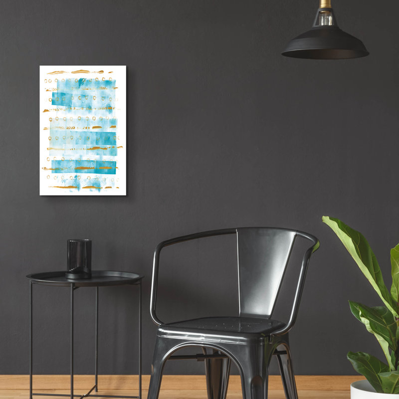 Art mural en verre acrylique Epic Art «Ocean Blue 1» par Wild Apple, H 24 po x l 16 po