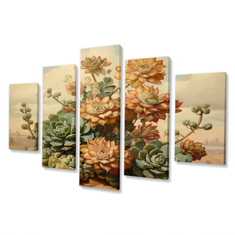 Markiea - reproduction d'art sur toile - 5 panneaux
