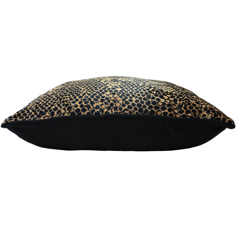 Fordland Animal Print Rectangular Cushion, Gold, Polyester/Polyfill