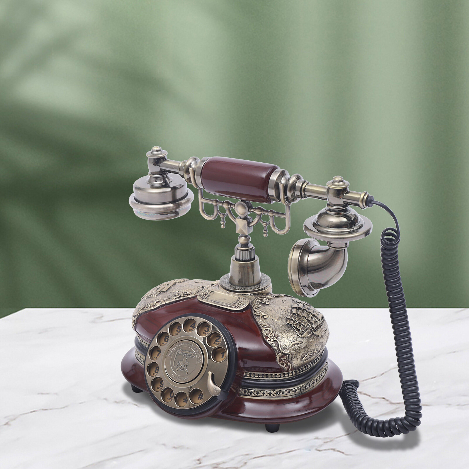 Vintage Handset Landline Rotary Dial Telephone