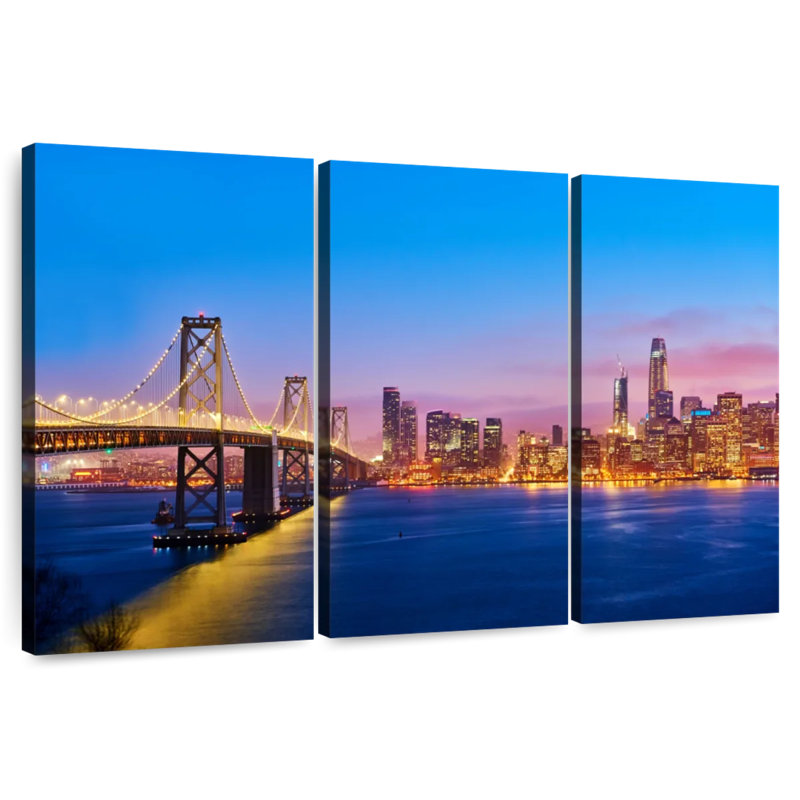 Lilie San Francisco Sunrise Skyline, 28" H x 45" W