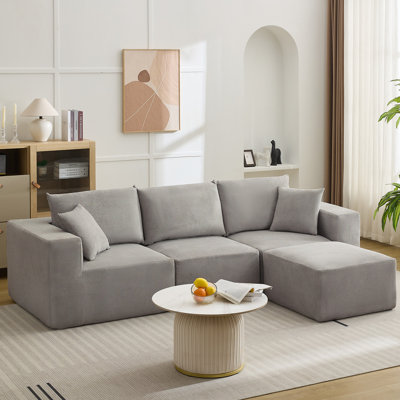 6 canapés combinés à blocs modulaires et à trois modules - Position latérale 2425