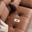 Canapé modulaire orange en cuir véritable-1463612577-1463612579