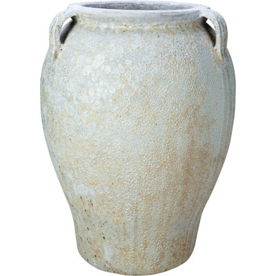 24 in. Vasilios Jar - White Lava