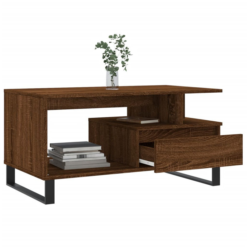 Munha Coffee Table, Brown Oak Look