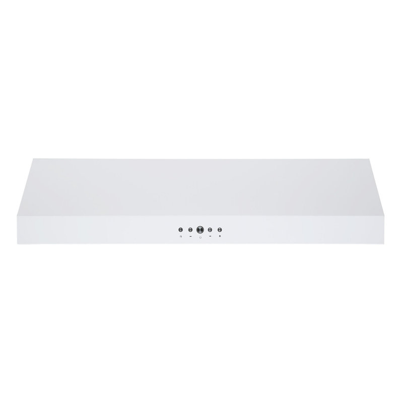 Hotte sous un meuble à conduit 35,5 "440 CFM, Blanc