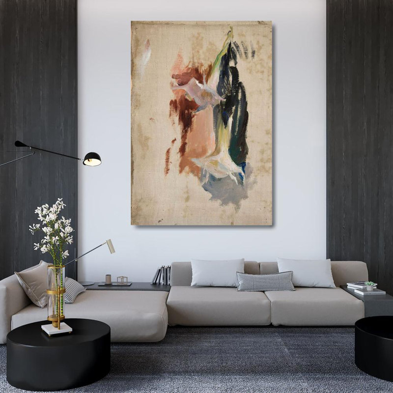 «Study of a Flower» par Jan Ciaglinski - Art mural sur toile tendue avec châssis, H 48 po x l 33 po