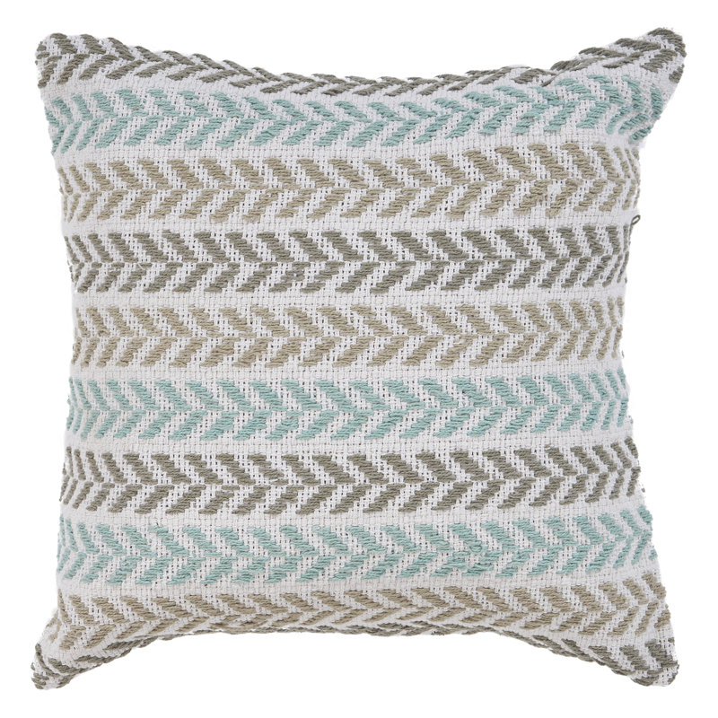 Rajani Home Hand-Woven Chevron Cotton Throw Pillow Set
