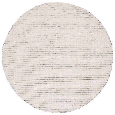 Vespera Handmade Tufted Wool Ivory/Blue Area Rug