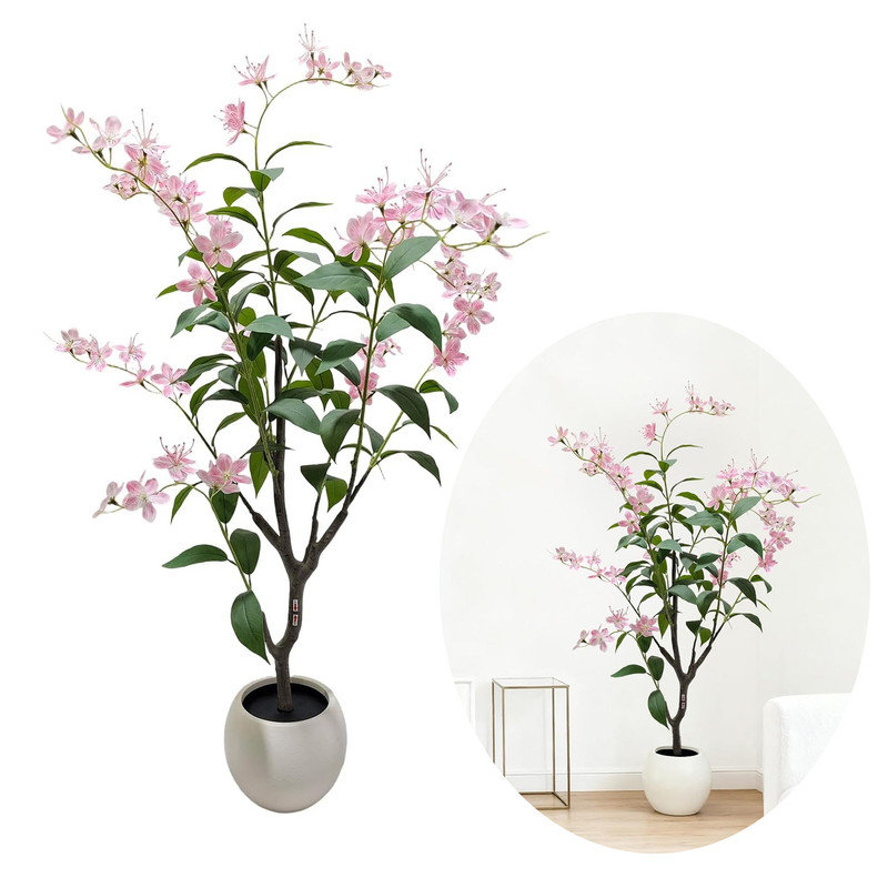 Faux Tree in Pot, 120 cm x 27 cm