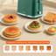 2 Slice Toaster in Glossy Ridged Textured Body and Stainless Steel Mechanism-93819607