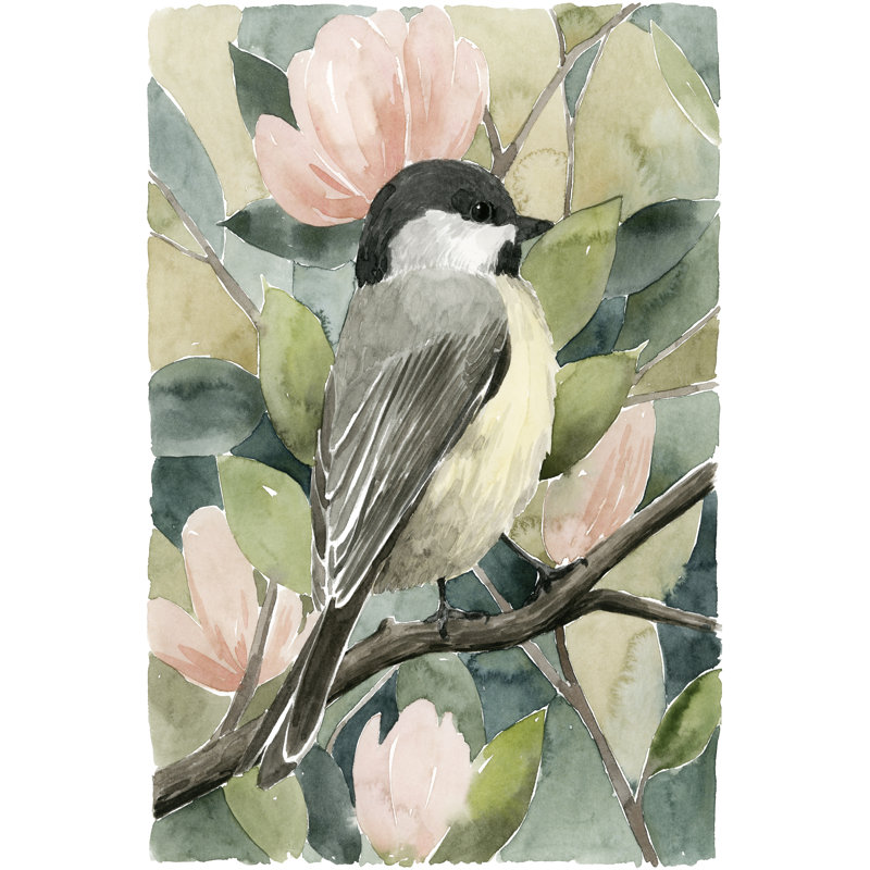 Veiled Aviary I by Grace Popp - Wrapped Canvas Painting, 91cm H x 61cm W