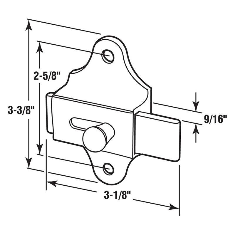 Loquet à glissière Prime-Line