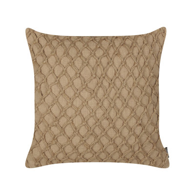 COLLOMIA Geometric Beige Square Cushion