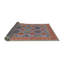 Tapis géométrique orange / bleu / vert-79699039