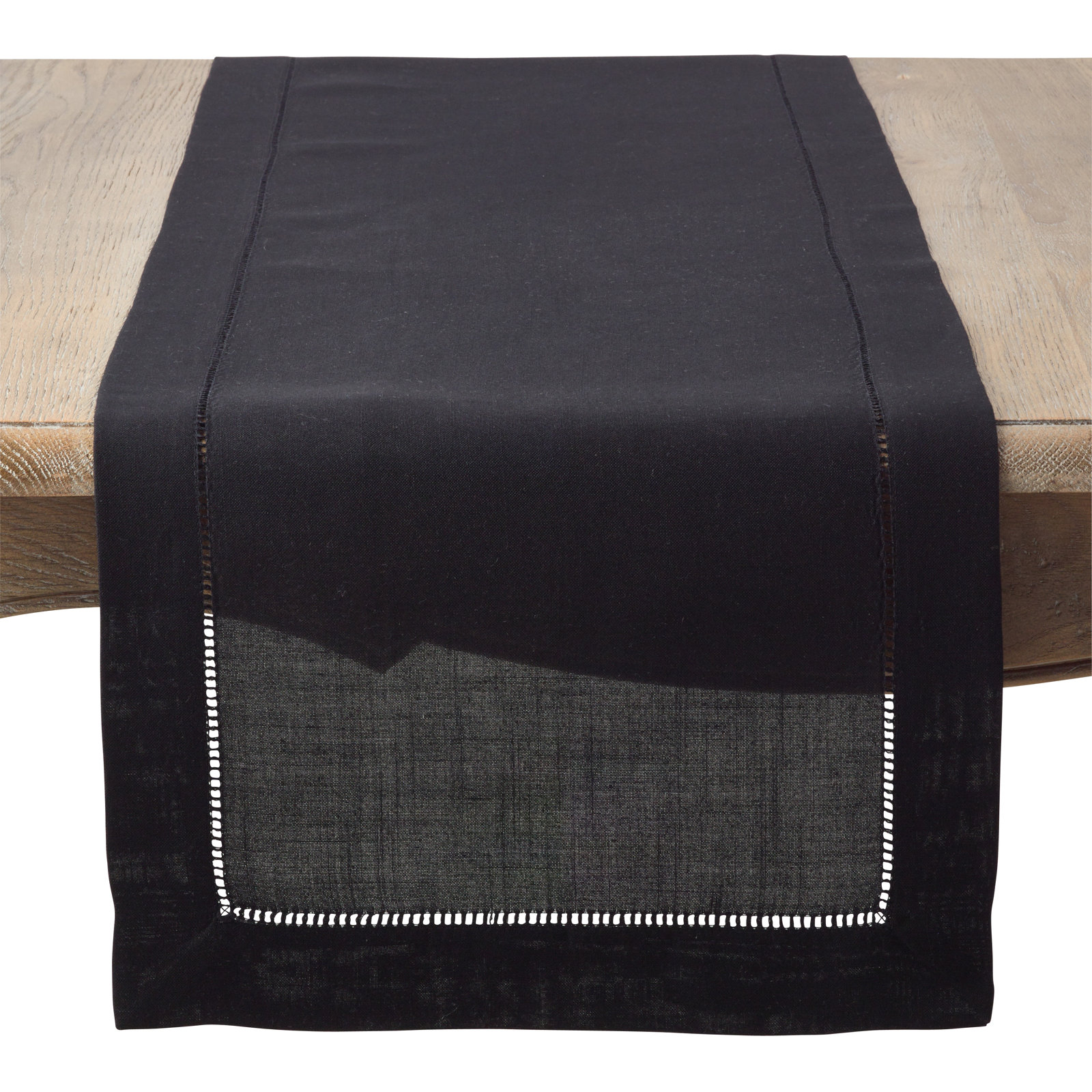 Emmeline Table Runner, Black, 54" L x 16" W
