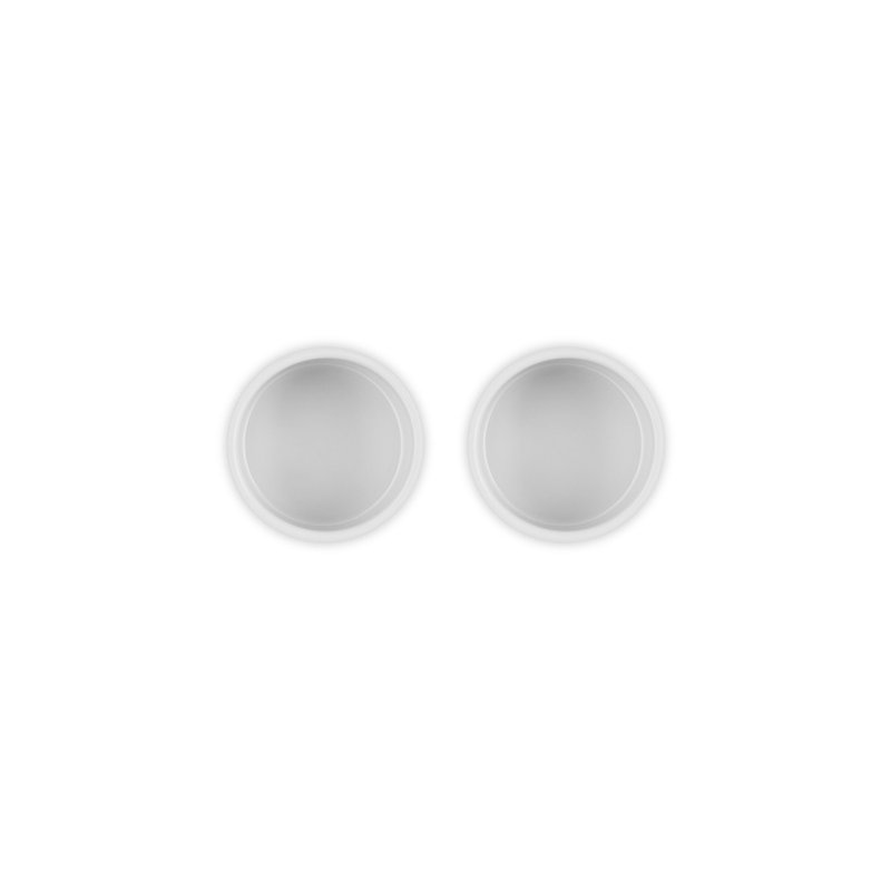 Straight Wall Ramekin, White