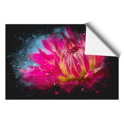 The Pink Flower - Unframed Painting