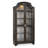 Sanctuary Glass Bunching Curio-Ebony Antiqued Oak