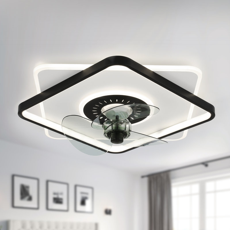  Dhirender 20'' Ceiling Fan with LED Light Kit and Remote Control