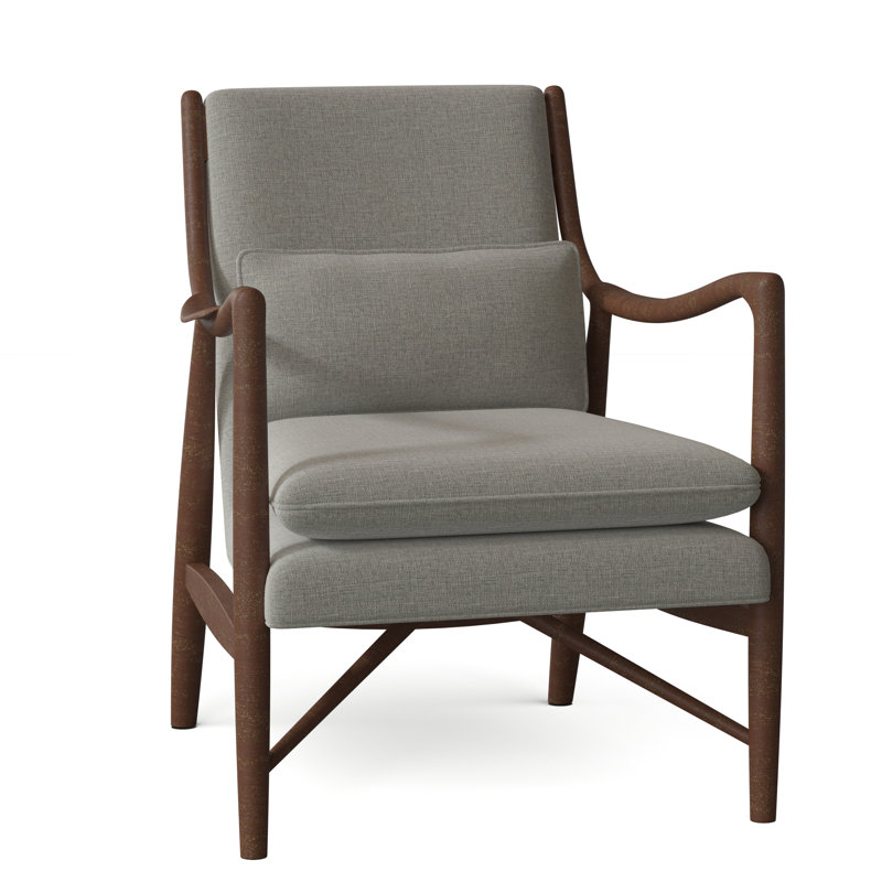 Cole Armchair, Walnut, Linen (3152 72)