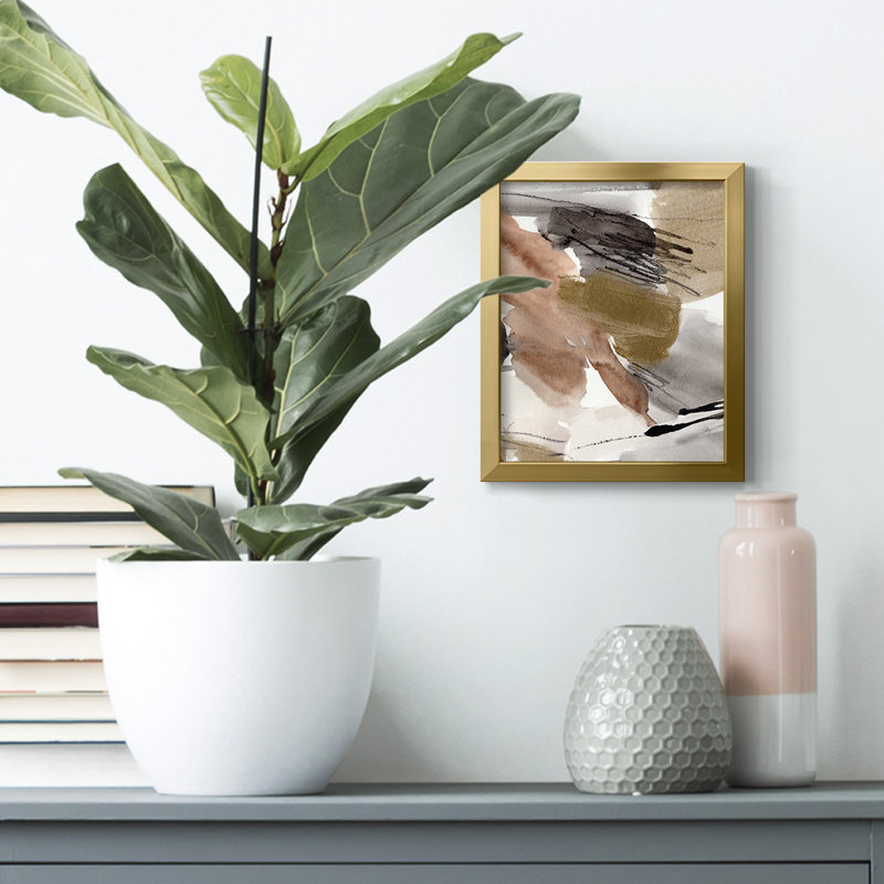 Or antique II - reproduction de cadre photo, H 42,5 po x l 30,5 po, Toile avec cadre doré