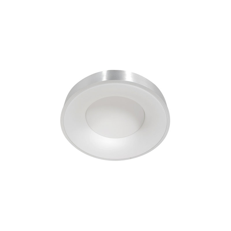Aukievah LED Flush Mount, Matt Brushed Nickel
