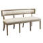 Stonebridge Linen Solid Wood Bench
