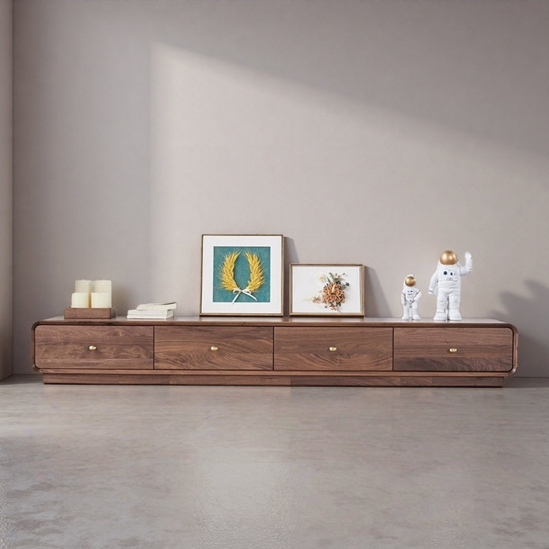 Simple Solid Wood TV Cabinet