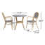 Morvant Round 2 - Person 31.5" Long Bistro Set