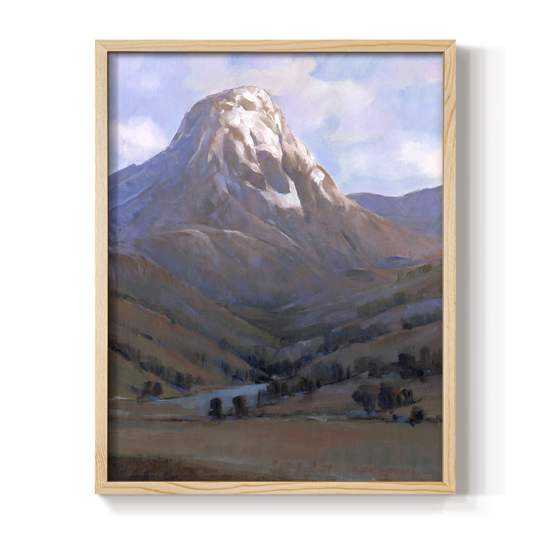 «Epic I», reproduction encadrée - bois massif, H 11 po x l 9 po
