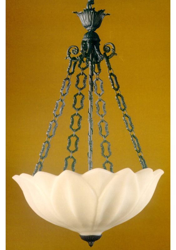 Current 4 - Light Bowl Pendant, Antique Silver