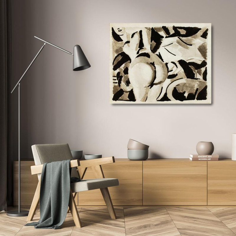 «Nude Woman, Back View» par Carl Newman - Art mural sur toile tendue avec châssis, H 24 po x l 17 po