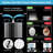 Modern Round Shower System, Rain Shower Head with Handheld Spray, Shower Faucet Set-114795835