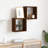 Wall Cube Shelf Set Of 2 Engineered Wood Medium-1219827201