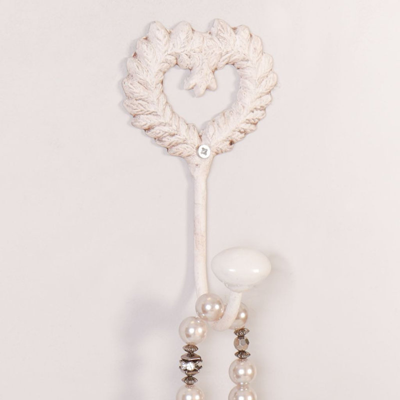 Engles Metal Wall Wall Hook, White