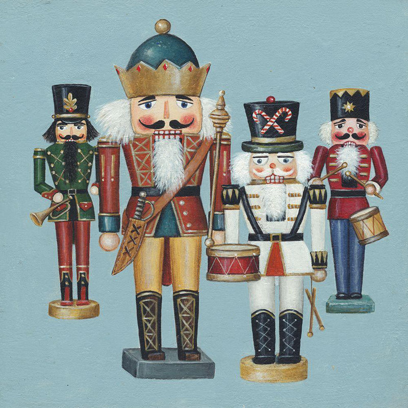Winston Porter Brown, art sur toile tendue par David Carter Gallery: King Nutcrackers