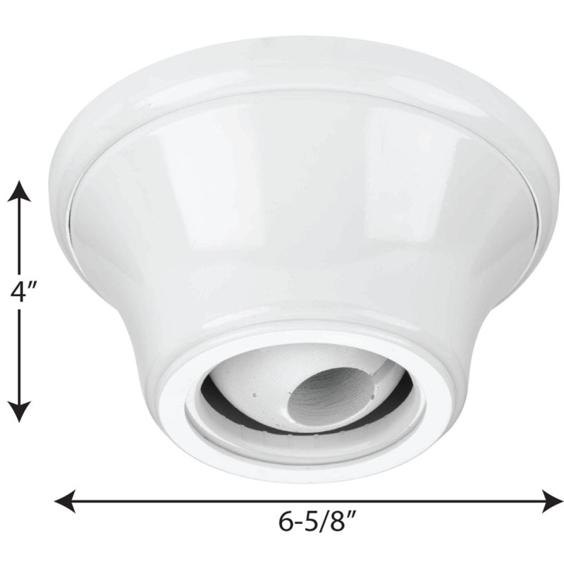 Airpro Ceiling Fan Accessory Architectural Bronze Canopy, White
