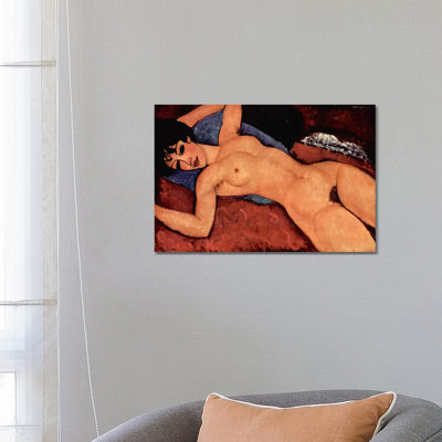 Nudo Sdraiato by Amedeo Modigliani - Wrapped Canvas Gallery-Wrapped Canvas Giclée