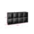 8-Cube Bookshelf, 11in Display Storage System, Organizer w/ Removable Back Panels-505169657-505169658