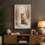 Fox in Winter Scandinavian - Wrapped Canvas-465667730-465667739