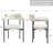 Jakalen Mid-Century Modern Teddy Fabric Accent Chairs with Black Metal Frame