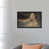 Toile avec cadre gris