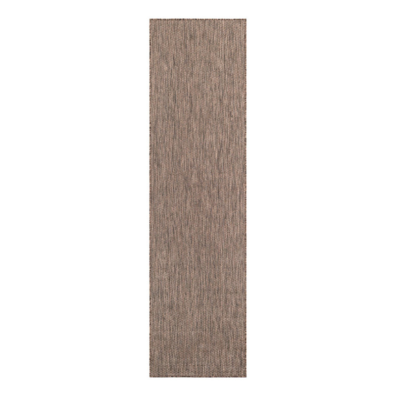 Abderus Light Brown Indoor Area Rug, Runner 2'7" x 10'