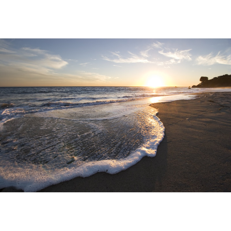 Malibu Sunset - photographie sur toile tendue, L 12 po x H 8 po