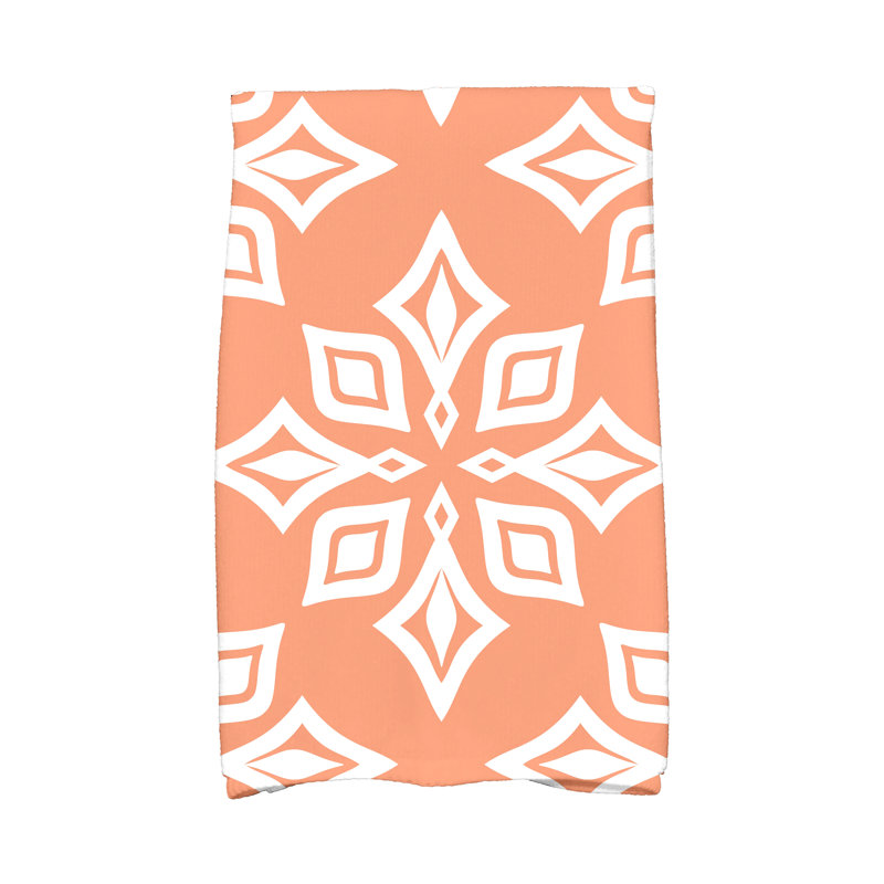 Luwig Poly Twill Hand Towel, Coral