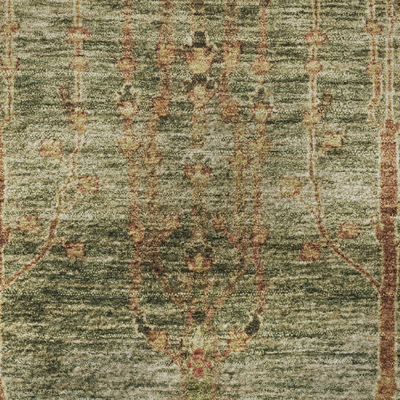 Premium Machine Washable Mayfield AMF1922 Floral Rug, Rectangle 8' x 10'
