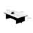 Simple rectangular solid wood coffee table-104977200