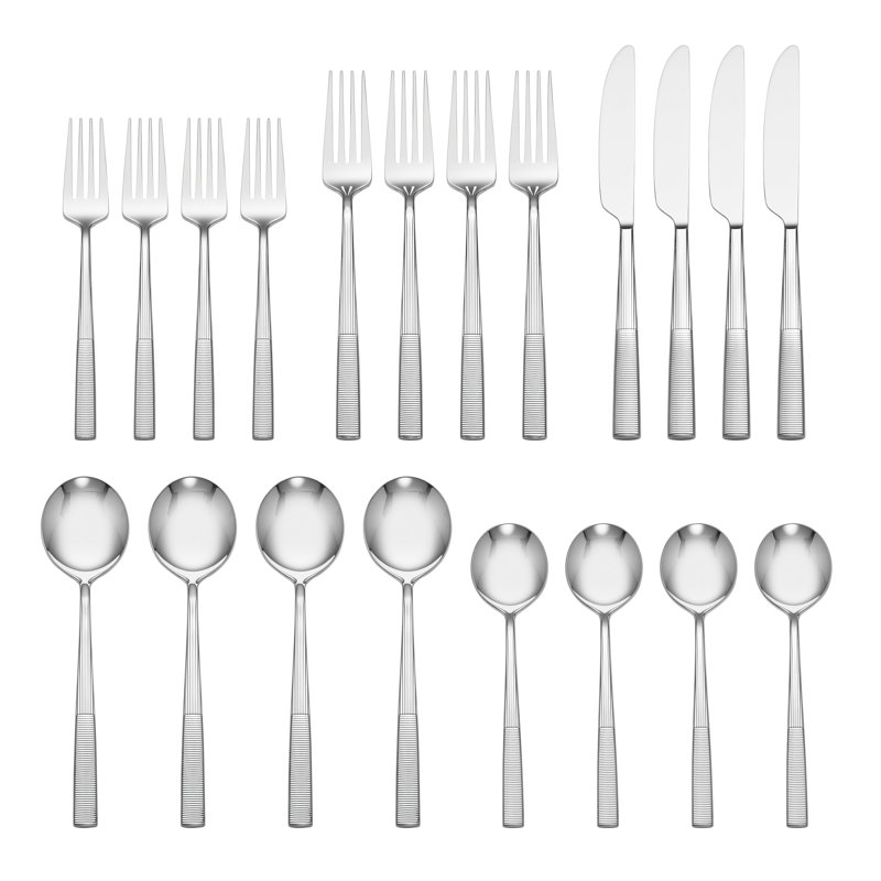 Modulus Mirror 20-Piece Flatware Set