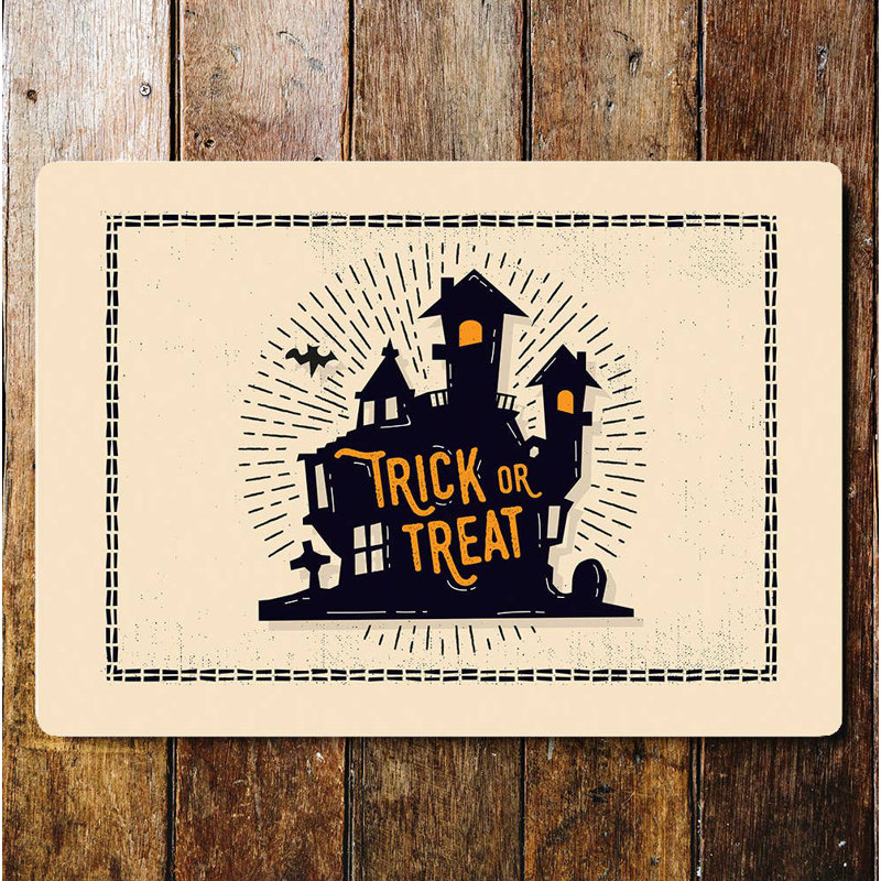 Holiday Wall Decor on Metal, 20cm H x 25cm W